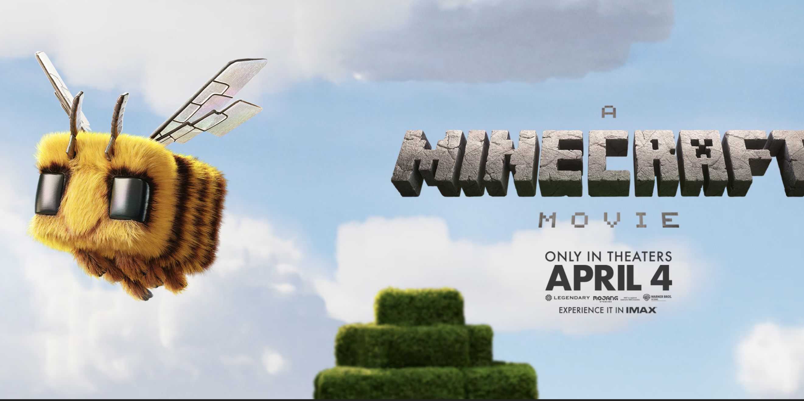 Minecraft movie official poster (Image via Minecraft.net)