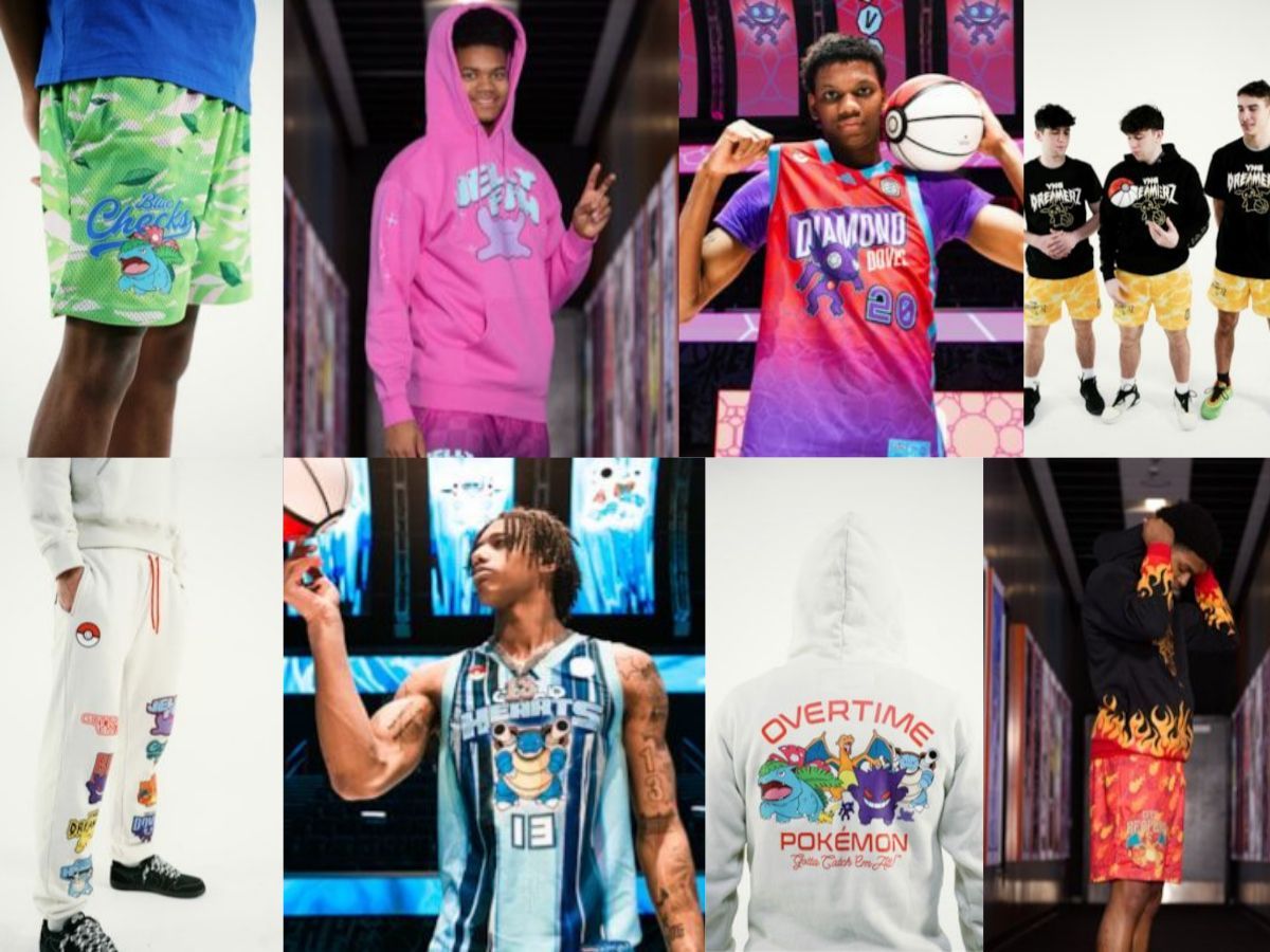 Pok&eacute;mon x Overtime Jersey and Lifestyle Collection (Image via Pokemon website)