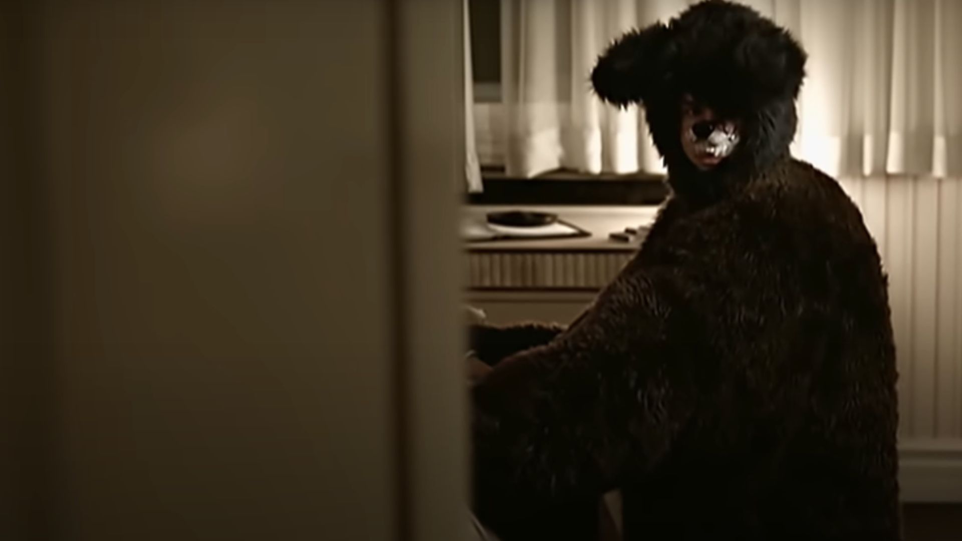 A homage to the famous man in the bear suit. (Image via Youtube/Thirty Seconds to Mars)