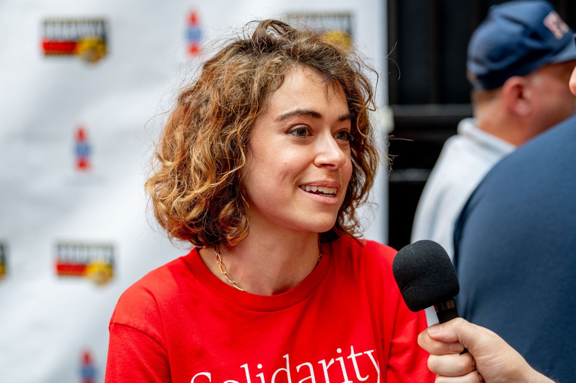 Tatiana Maslany at the 25th Annual Broadway Barks - Source: Getty