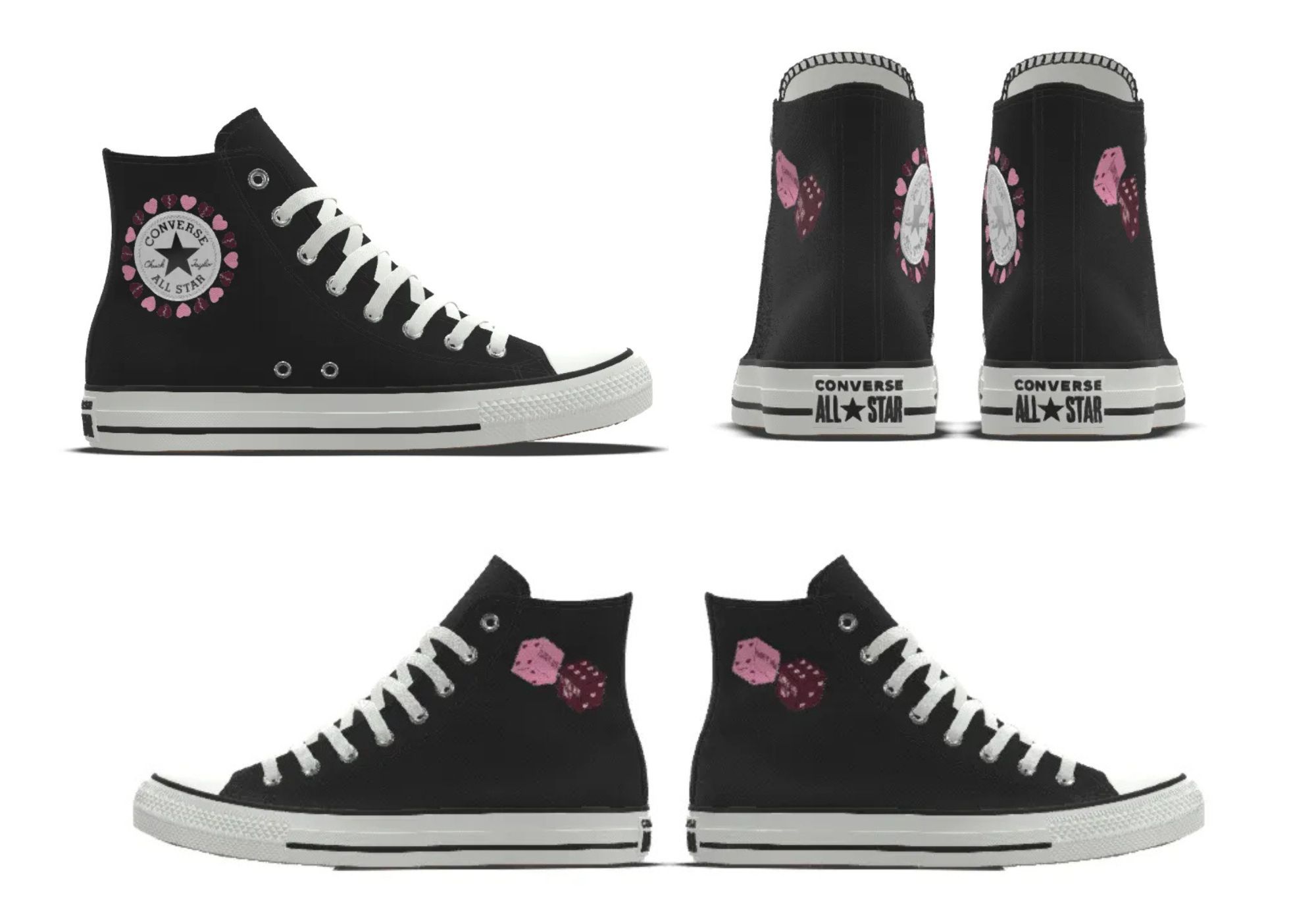 Love Is A Gamble sneakers (Image via Converse)