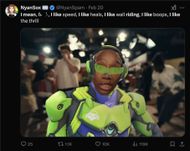 Netizens react to Doechii's latest track, Denial Is A River (Image via X/@NyanSpam)