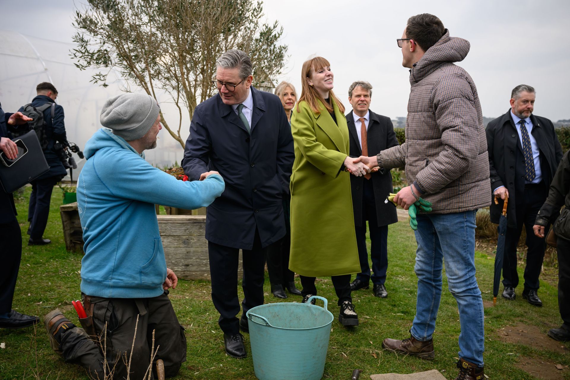 His Majesty The King, The Prime Minister and The Deputy Prime Minister Visit Newquay - Source: Getty