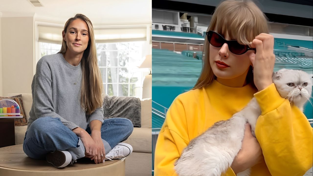 How did Kylie Kelce and Taylor Swift&rsquo;s friendship start? Timeline of their bond explained (Image via Instagram/@kykelce/@taylorswift)