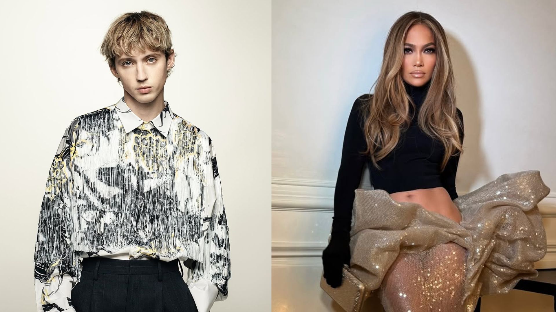 Jennifer Lopez and Troye Sivan (Image via Instagram/@troyesivan @jlo)