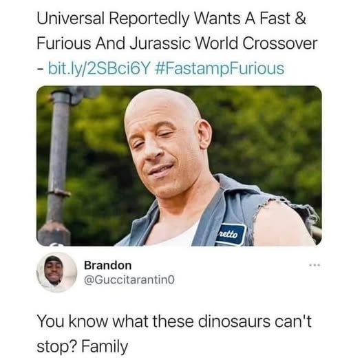 Vin Diesel family memes	