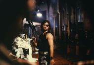 On the Set of "Escape From New York" - Source: Getty