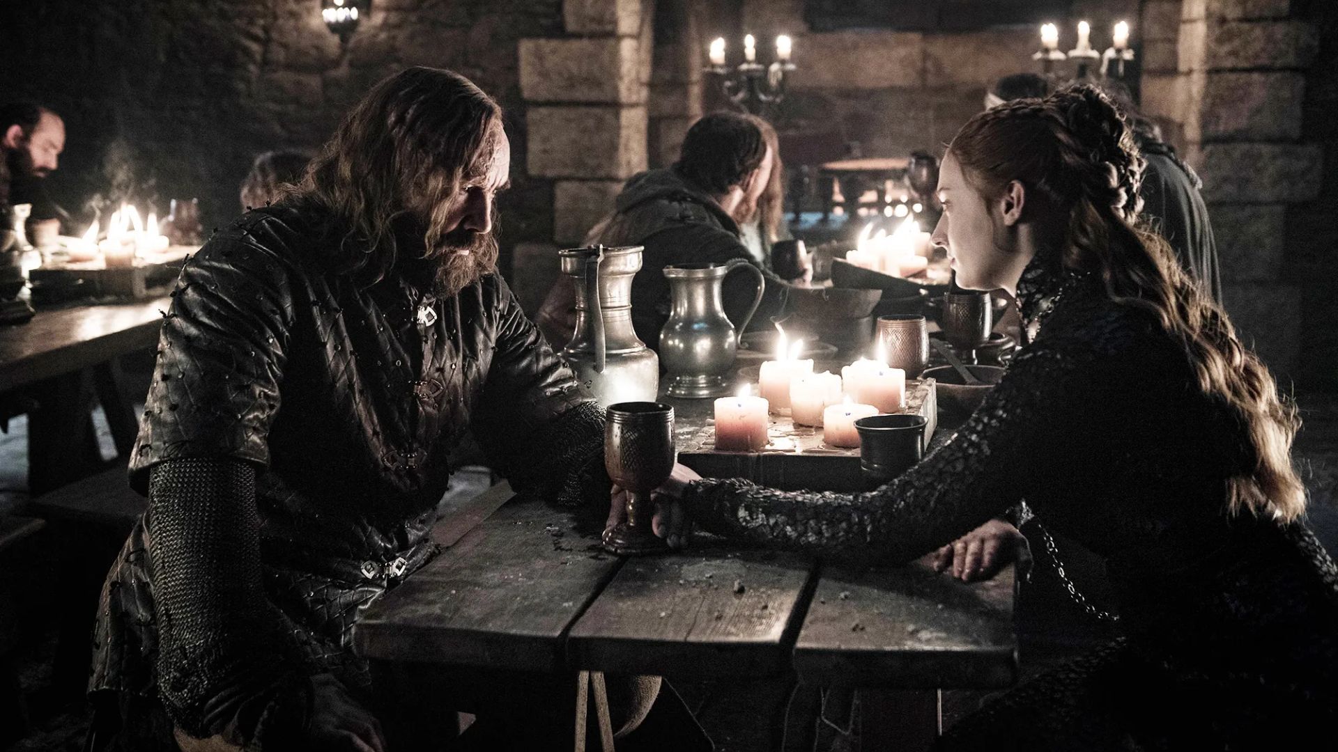 The Hound and Sansa Stark | Image via HBO