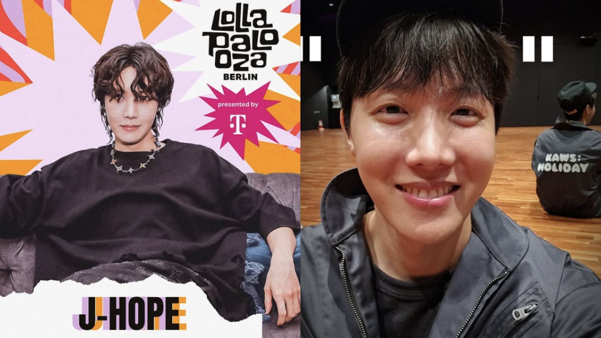 BTS&rsquo; j-hope prepares to perform at the Lollapalooza Berlin 10th Anniversary concert