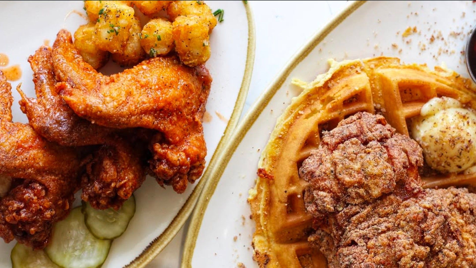 Chicken and Waffle from Chicken and Beer. (Image via Instagram/@ludacrischickenandbeer)