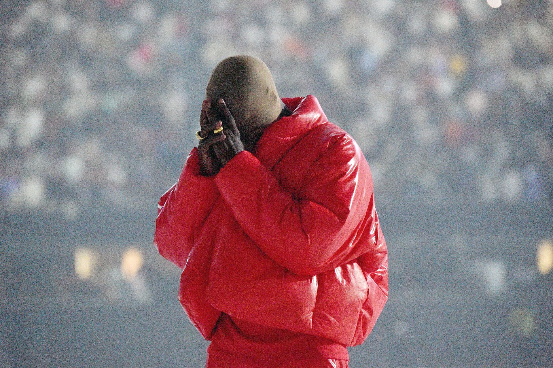 &quot;DONDA By Kanye West&quot; Listening Event At Mercedes Benz Stadium In Atlanta, GA - Source: Getty