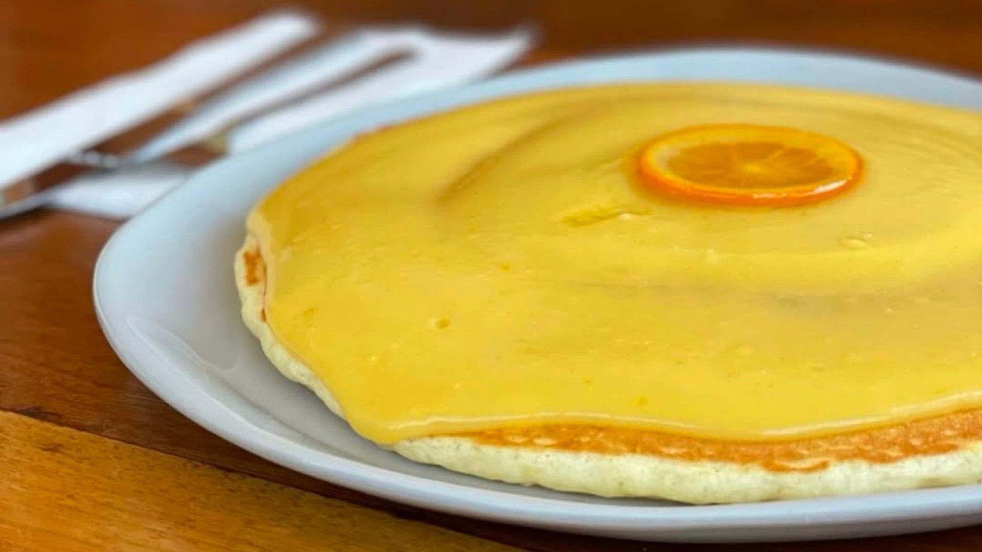 Orange Curd Pancake from Word of Mouth (Image via Instagram/@wordofmouthbistro)