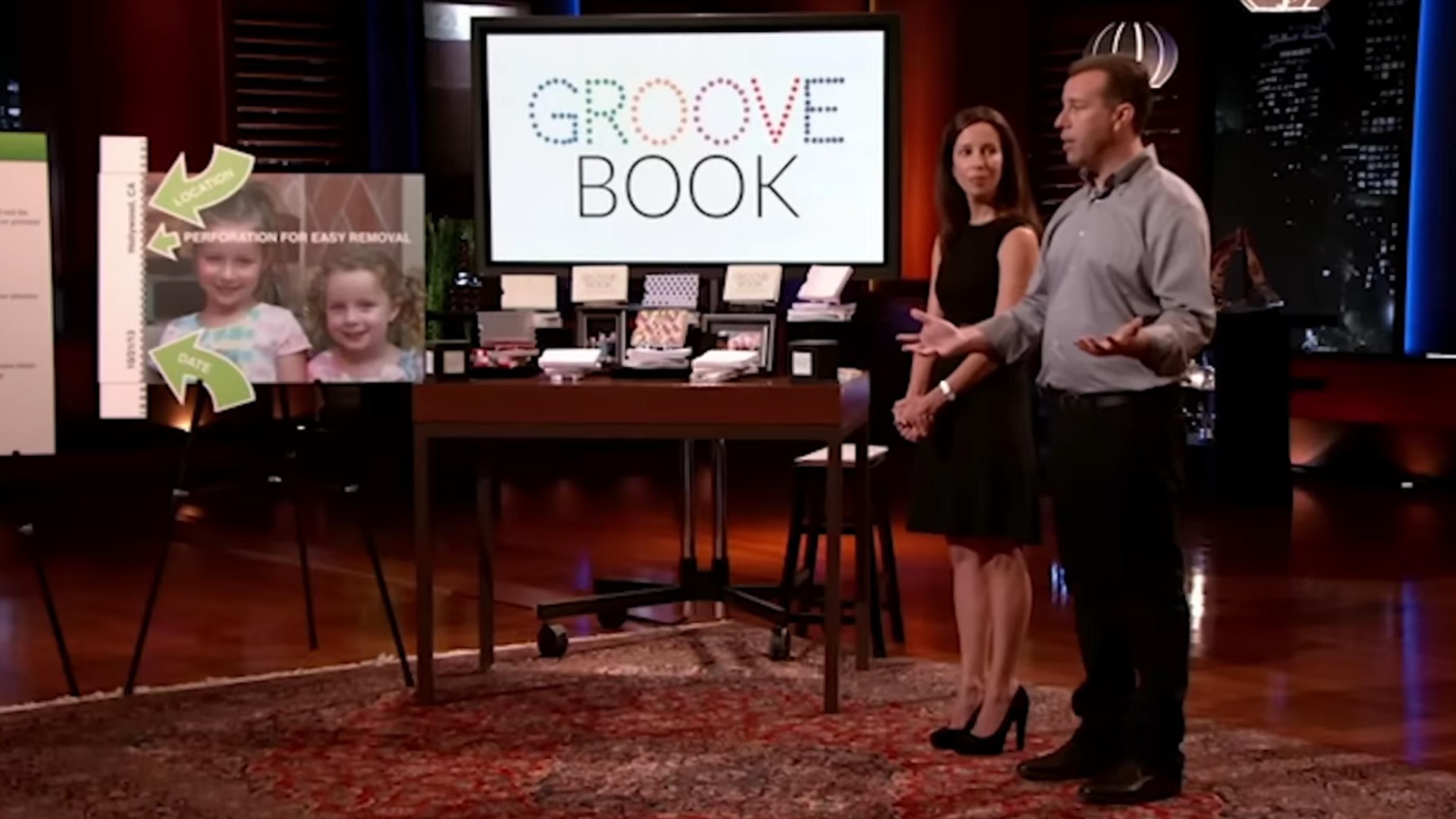 Groovebook Photo Book | image Source: Shark Tank Global via YouTube