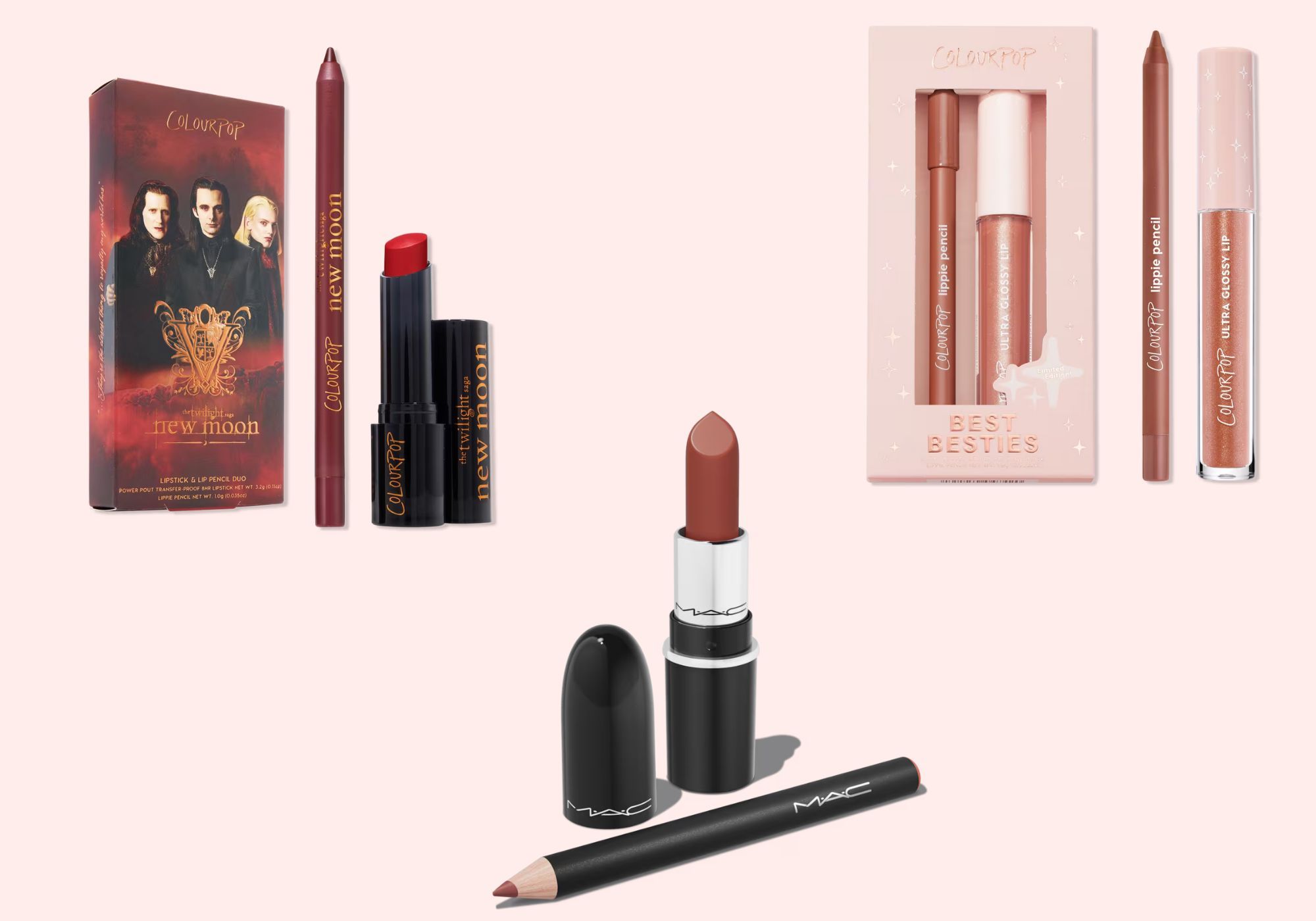 Best lip combos on to try out! (Image via Ulta Beauty &amp; MAC Cosmetics)