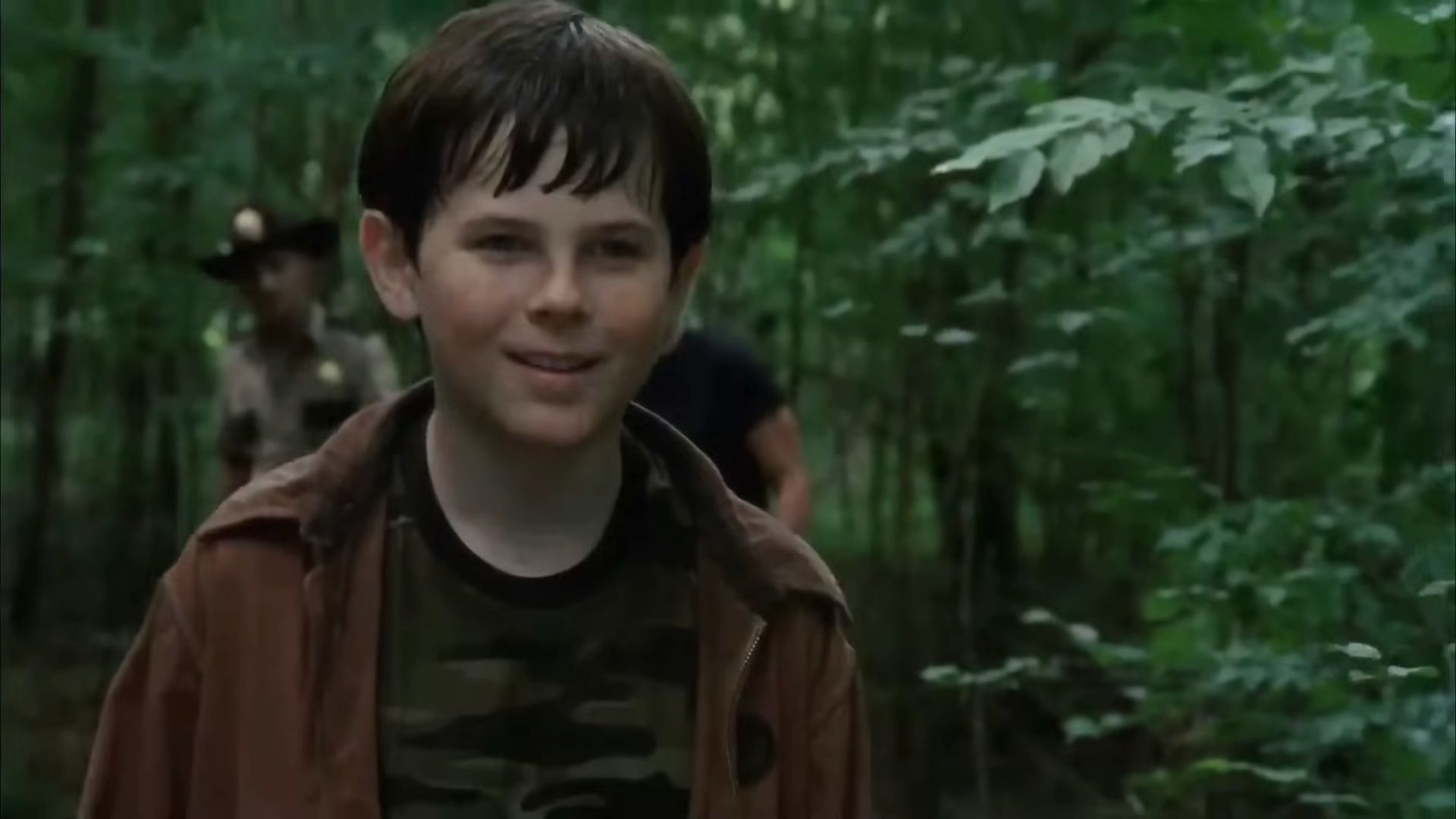 Chandler Riggs in The Walking Dead | Image via AMC Studios