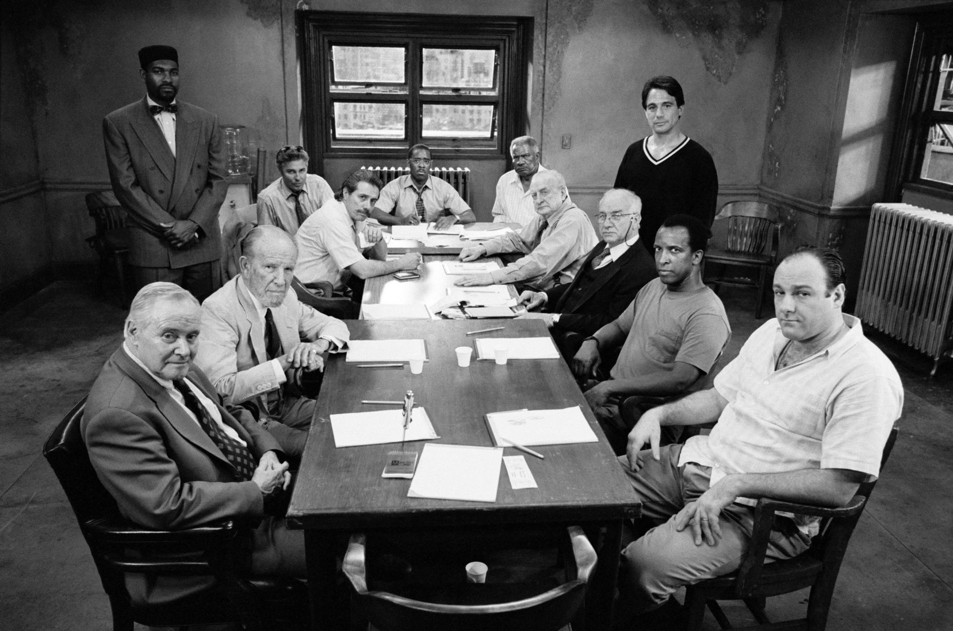 On The Set Of &quot;12 Angry Men&quot; - Source: Getty