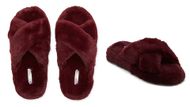 Mixit Criss Cross Women's Slip-On Slippers (Image via JCPenney)