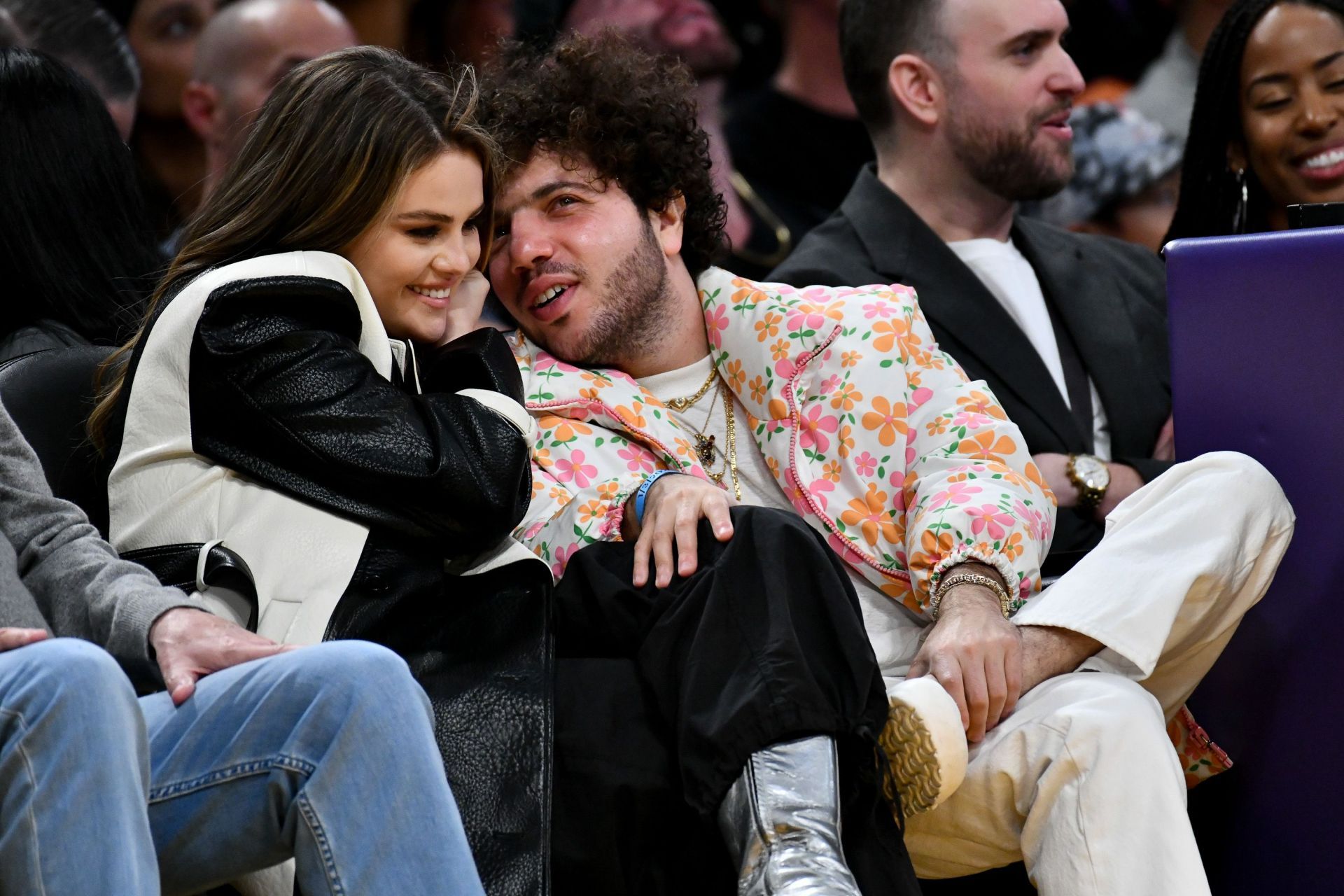 Celebrities At The Los Angeles Lakers Game - Source: Getty