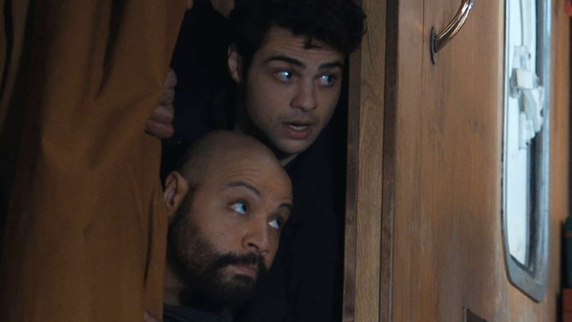 Noah Centineo and Colton Dunn in The Recruit (Image via Lionsgate Television)