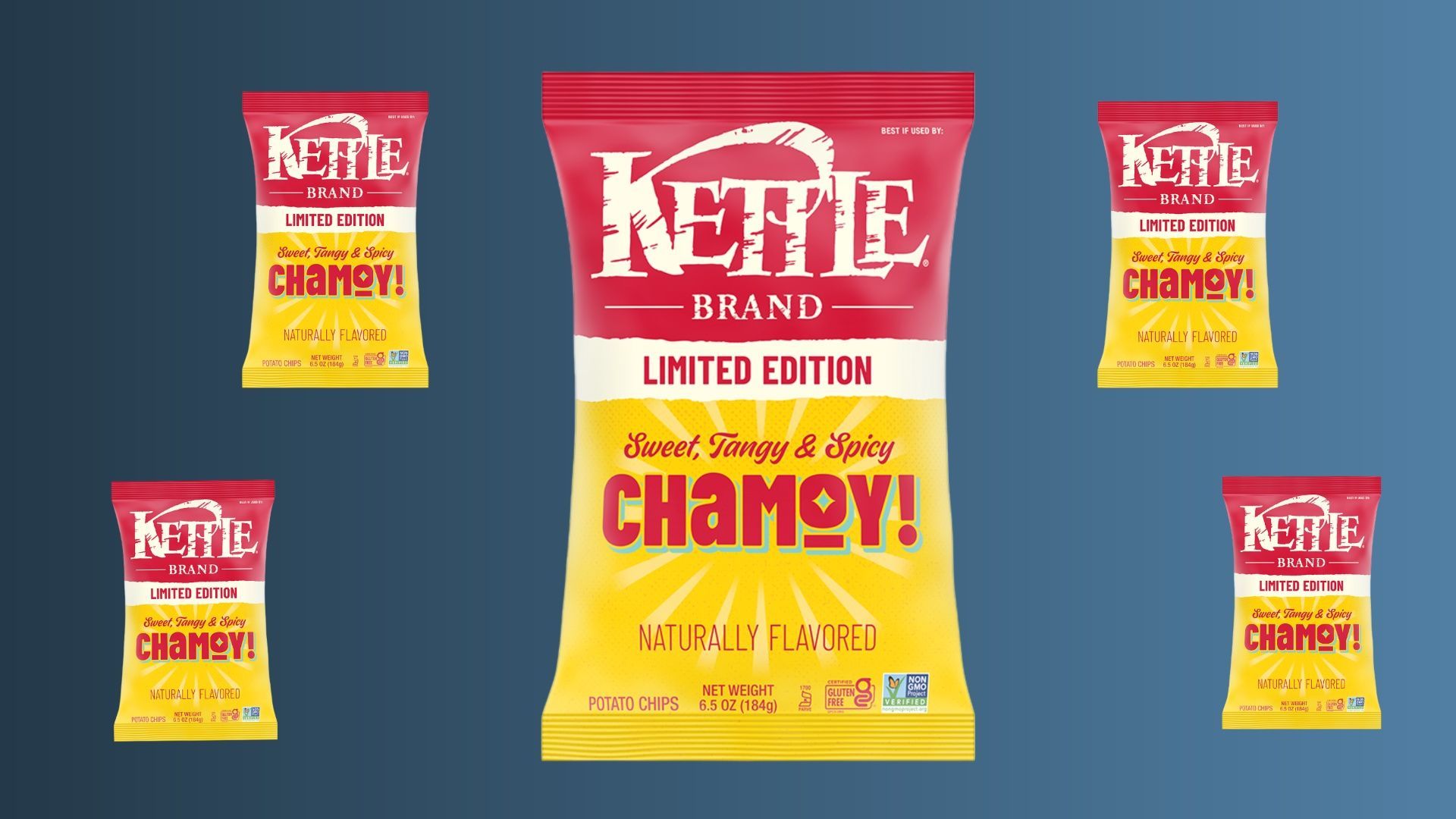 Kettle brand drops Chamoy flavored chips. (Image via Kettle)