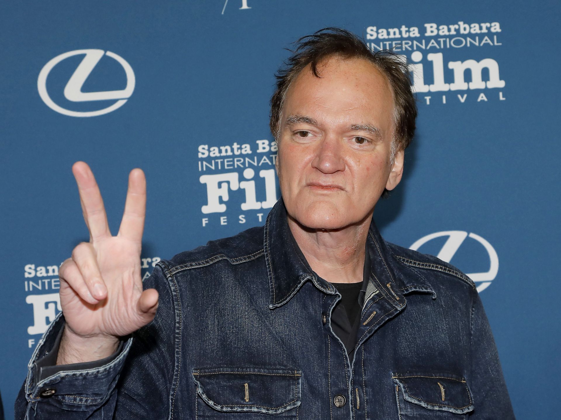 Quentin Tarantino at the 40th Santa Barbara International Film Festival. Image via Getty.