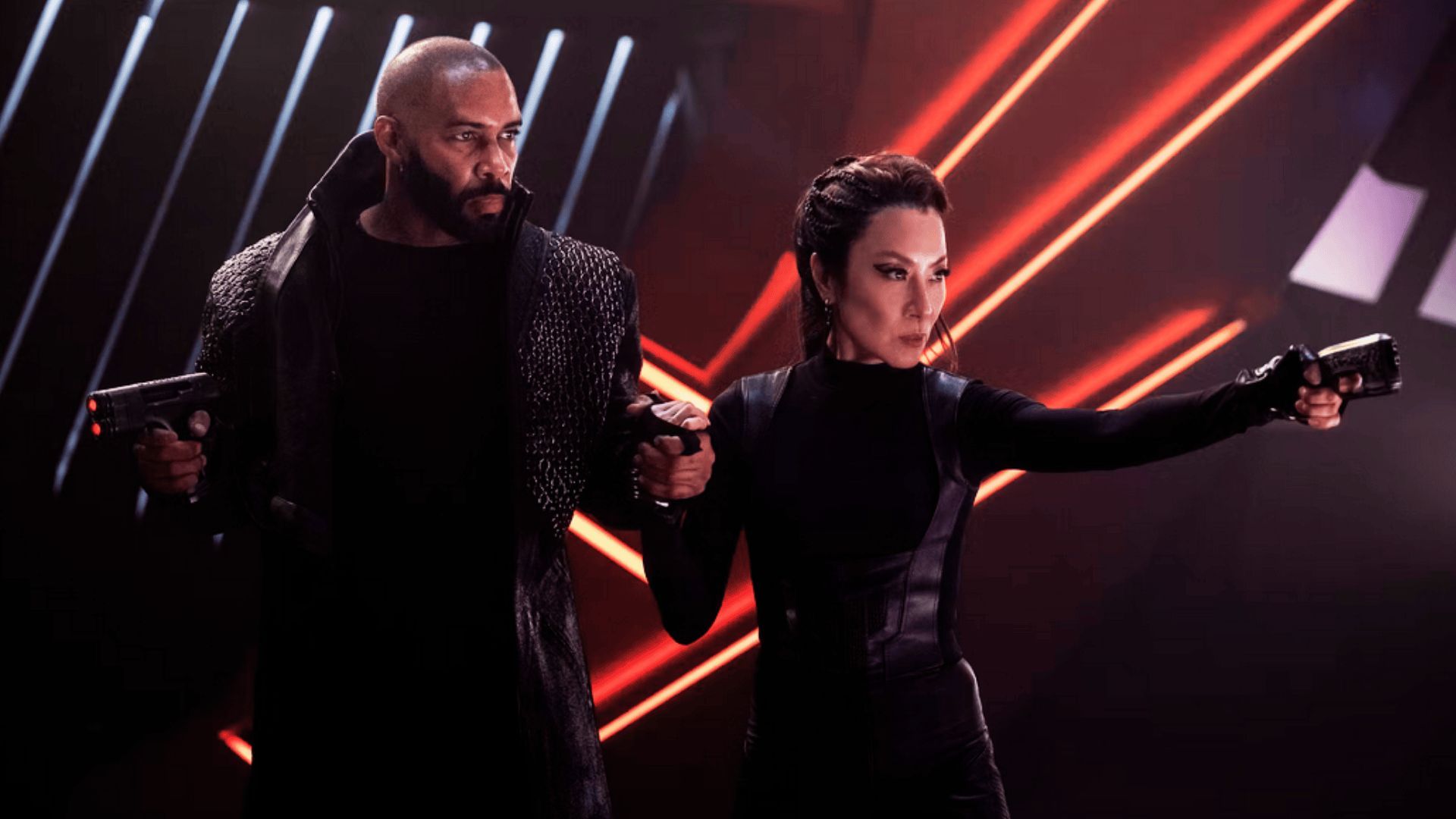 Philippa Georgiou and Alok in Star Trek: Section 31 (mirrored) | Source: StarTrek.com