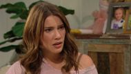 Steffy is horrified that Finn is Luna's father on The Bold and the Beautiful | Image: CBS