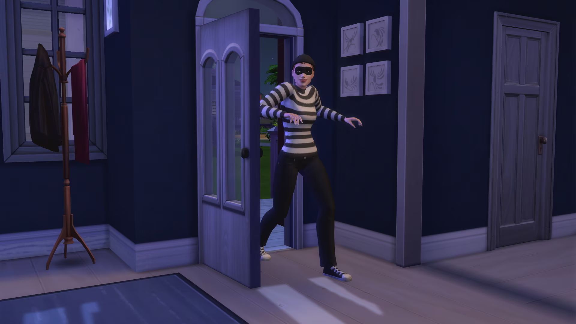 Burglar in The Sims 4 (Image via The Sims 4)