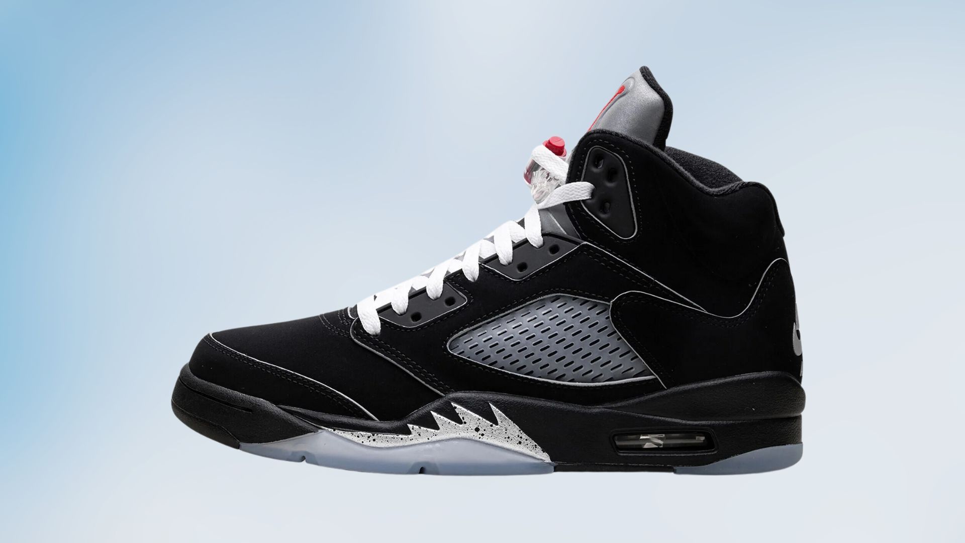 The AJ 5 &ldquo;Black Metallic&rdquo; Reimagined (Image via Stock X)