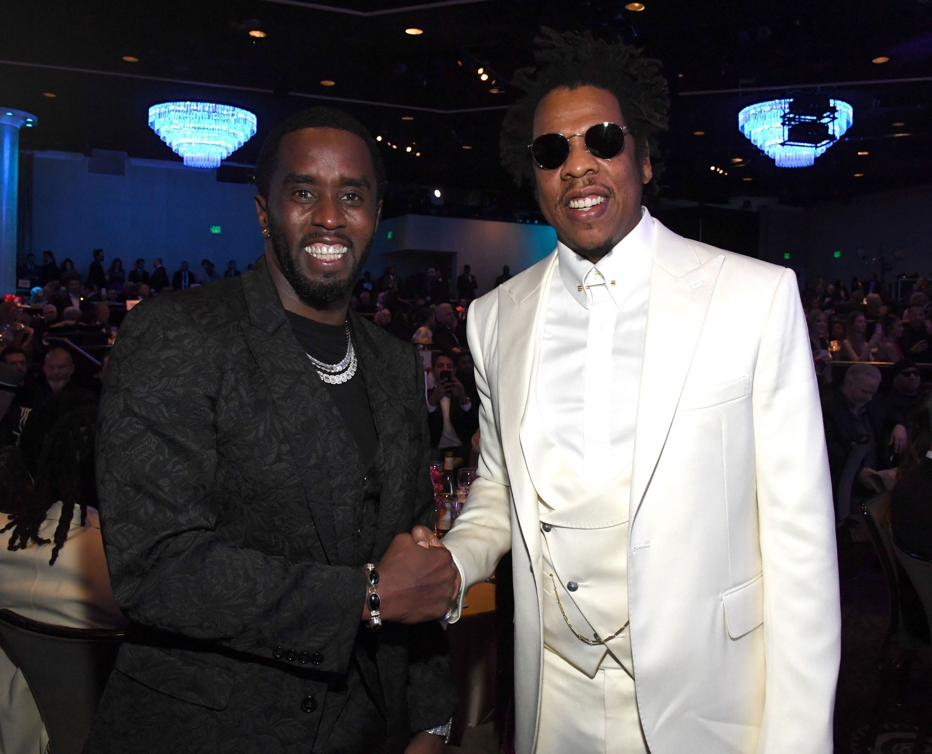 Jay-Z and Sean &quot;Diddy&quot; Combs in 2020. (Image via Getty)