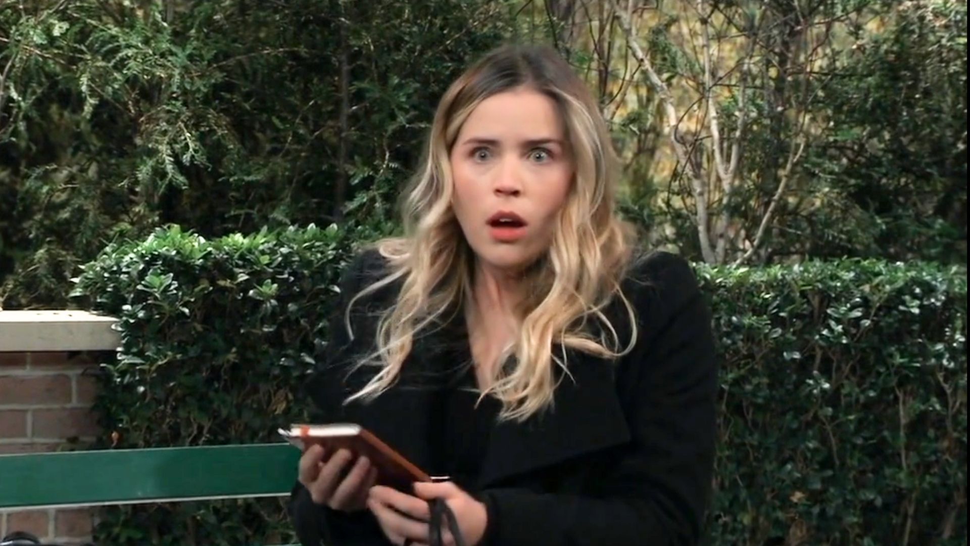 Sasha also had an incident in the park on General Hospital | Image: ABC