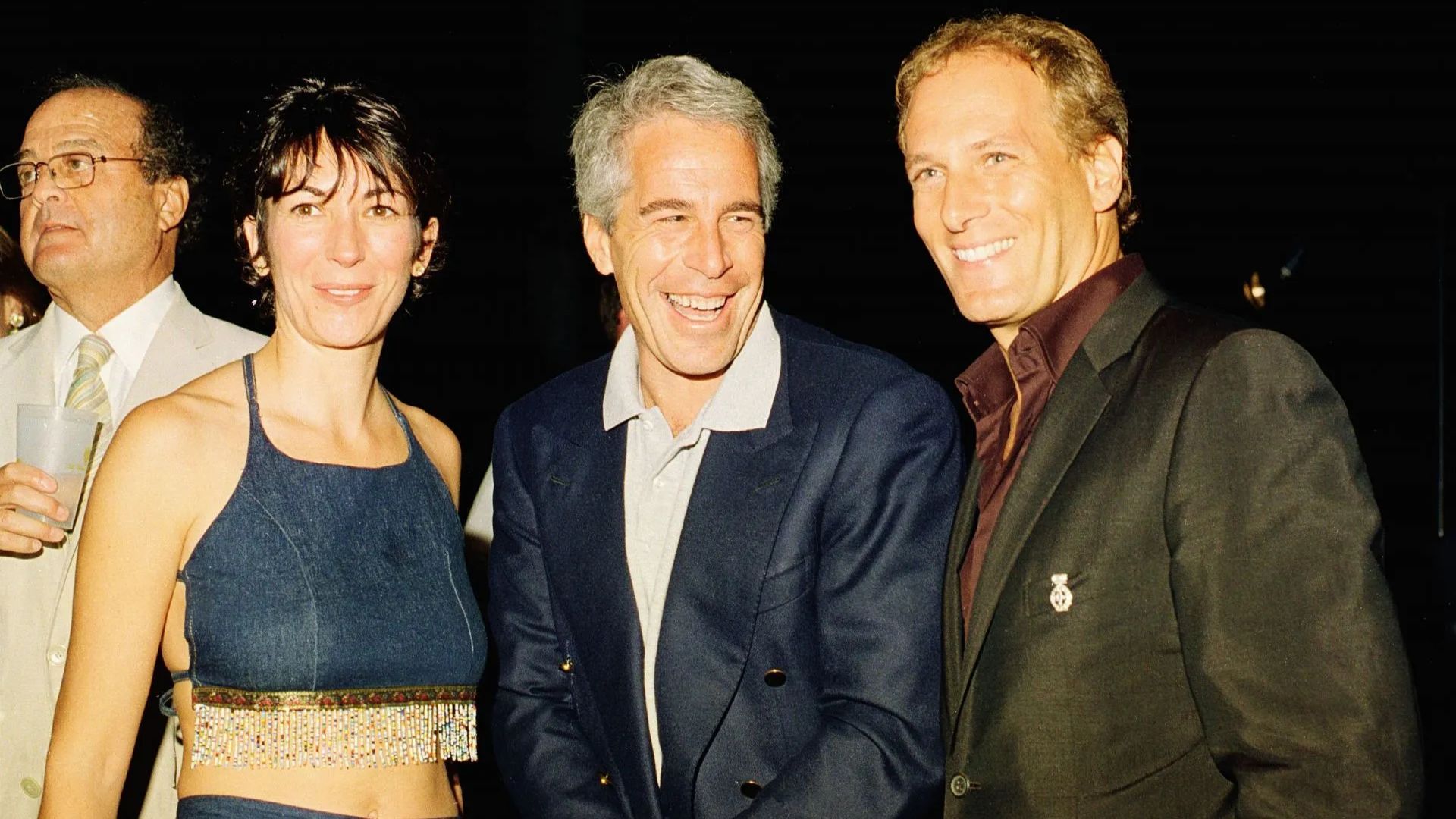 Jeffrey Epstein at the Mar-A-Lago party (Getty from Soap Central CMS - Resized on Canva)