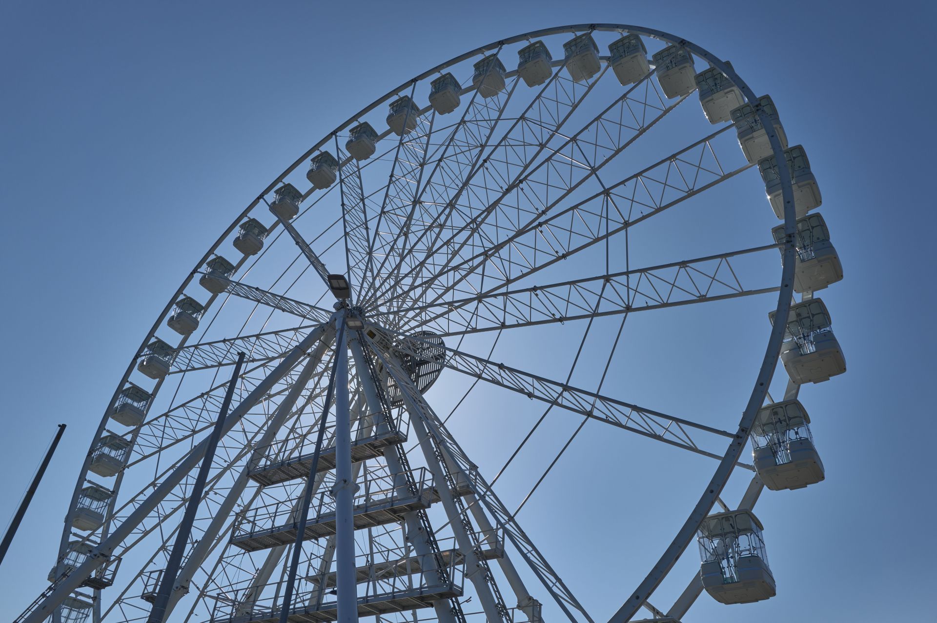 Ferris Wheel On The Seafront Of Bari In Backlight - Source: Getty