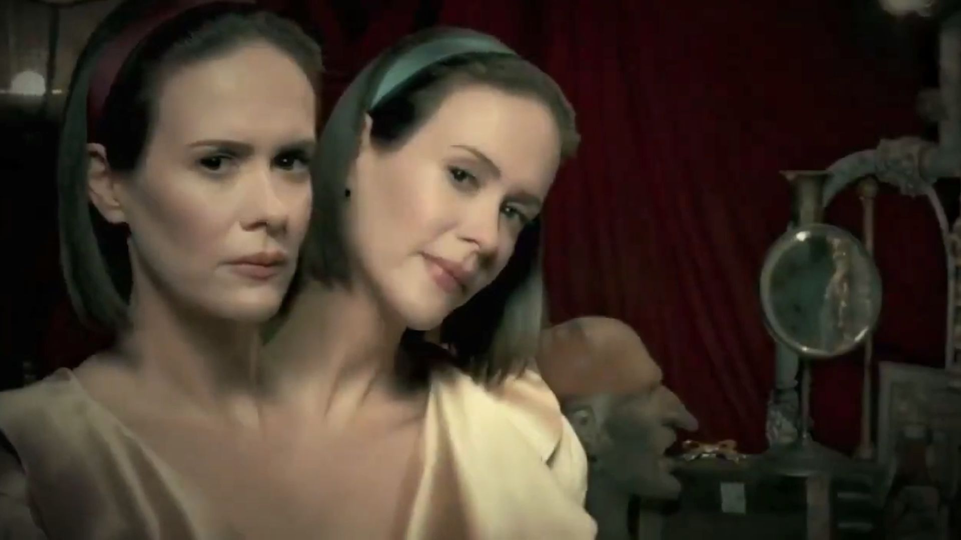 Sarah Paulson in AHS: Freak Show | image via Ryan Murphy Television