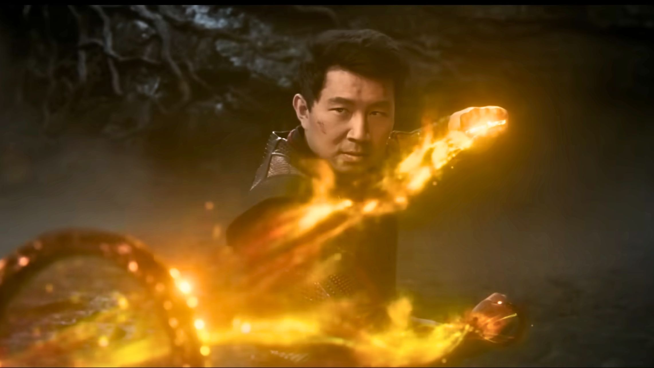 Simu Liu in Shang-Chi and the Legend of the Ten Rings (Image via YouTube/@marvel)