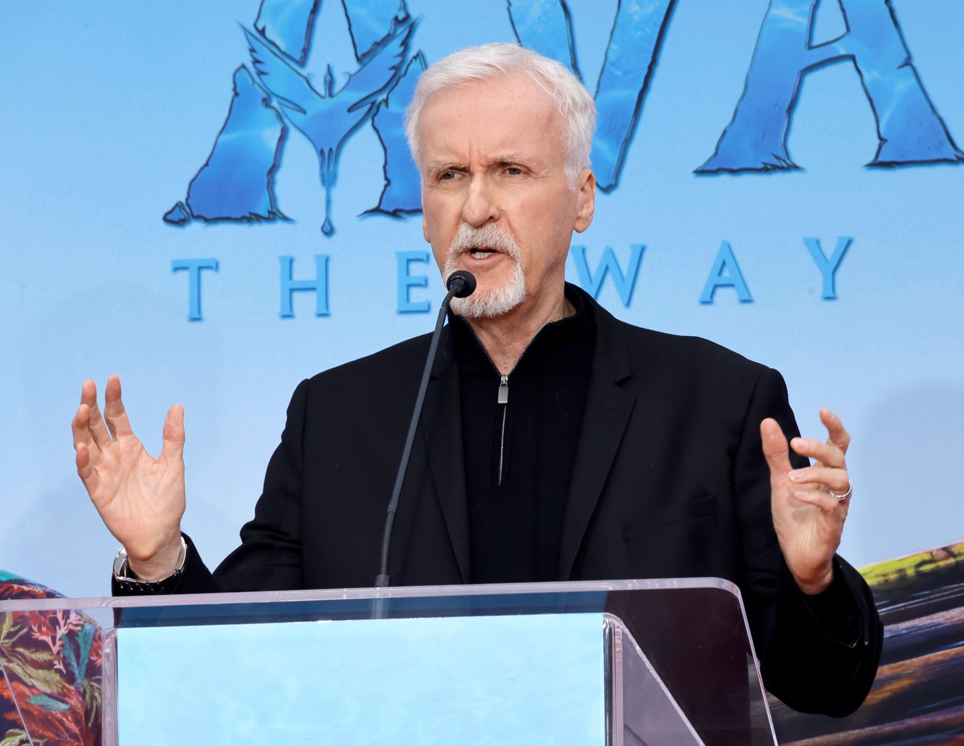 James Cameron And Jon Landau Hand And Footprint In Cement Ceremony At TCL Chinese Theatre - Source: Getty