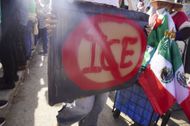 'A Day Without Immigrants' march in Los Angeles (Image Source: Getty)