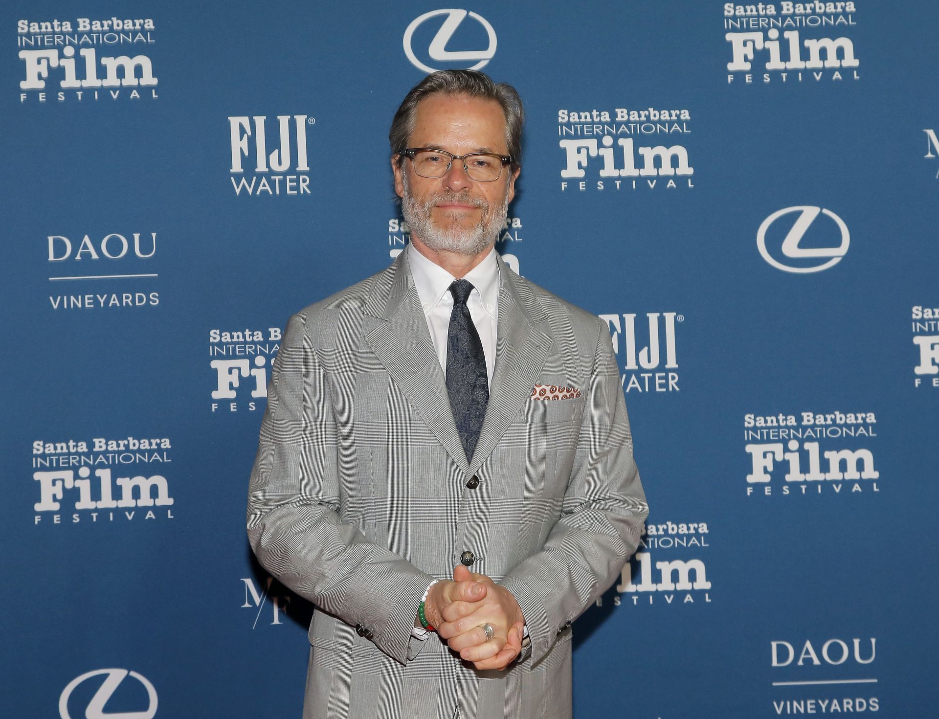 Guy Pearce in Santa Barbara on February 13, 2025 (Image via Getty)