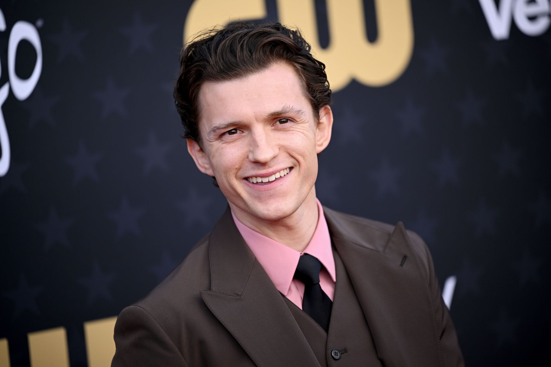 Tom Holland at the 29th Annual Critics Choice Awards on January 14, 2024. (Image via Getty)