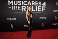 Miley Cyrus at the 2025 Grammys (Image via Getty / Allen J. Schaben)