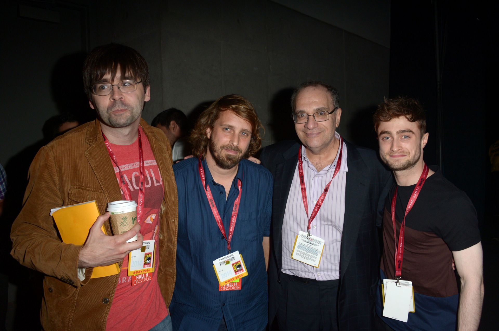 (L-R) Author Joe Hill, director Alexandre Aja, producer Bob Weinstein, and actor Daniel Radcliffe (Image via Getty)