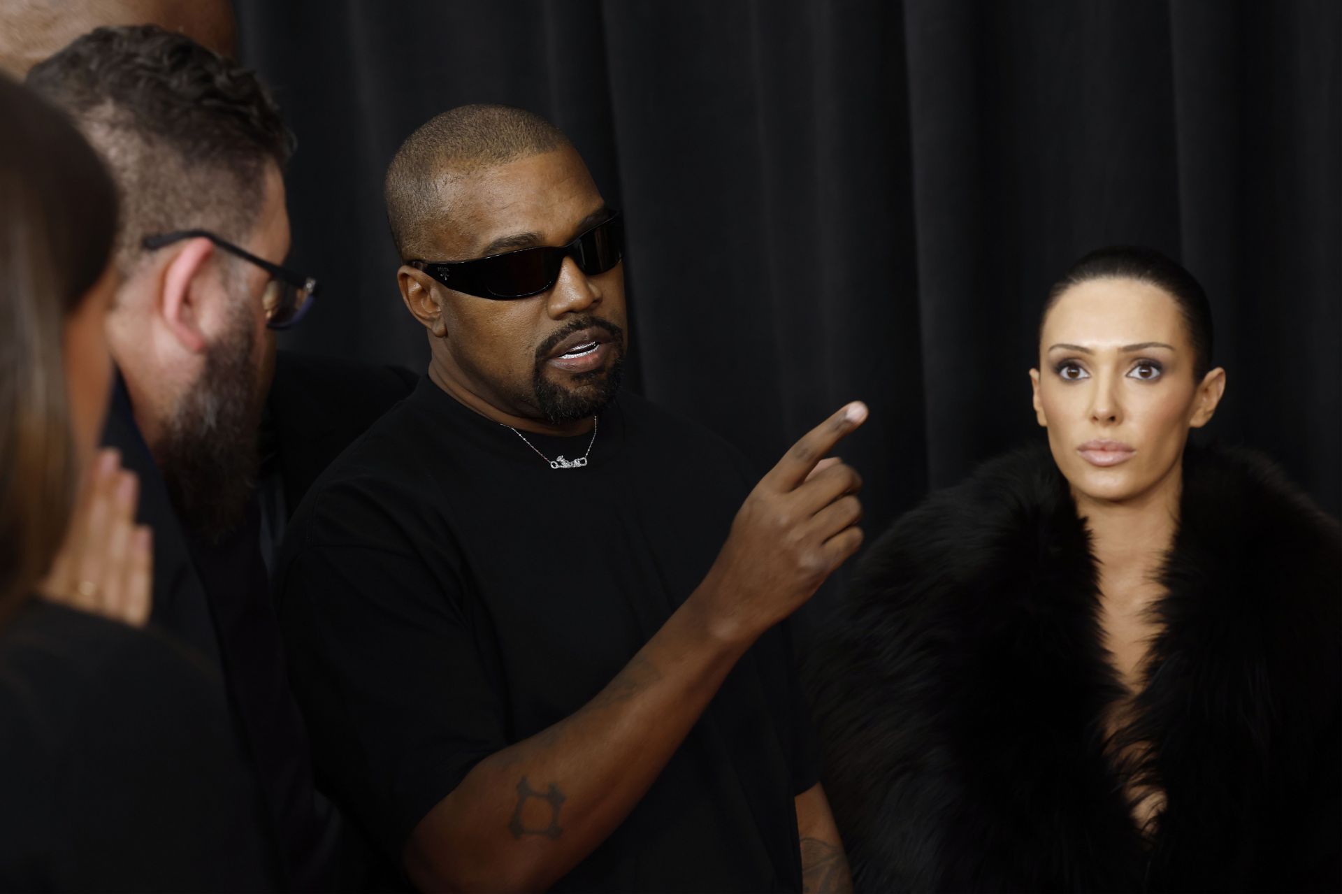 Ye with Bianca Censori at the 67th Grammy Awards (Image via Getty)