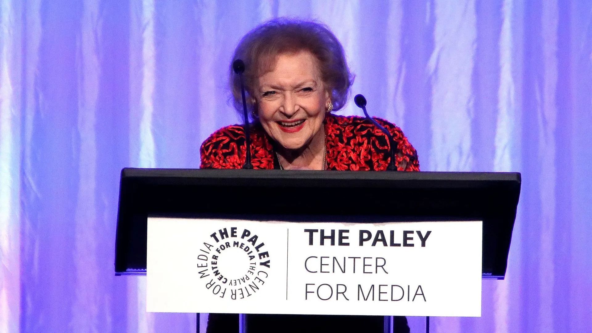 Betty White during Paley Honors In Hollywood: A Gala Celebrating Women In Television (Source: Getty)