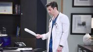 General Hospital's Griffin Munro checking patient papers. | Image Source: JPI
