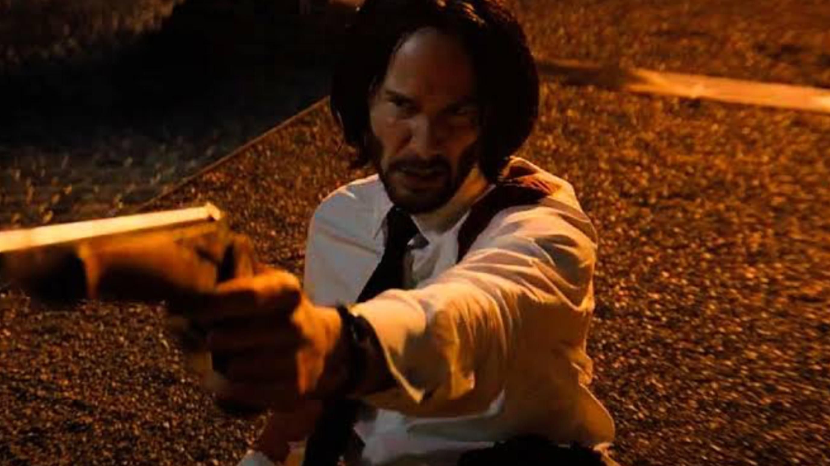 John Wick during a tense duel | Image Source: Lionsgate