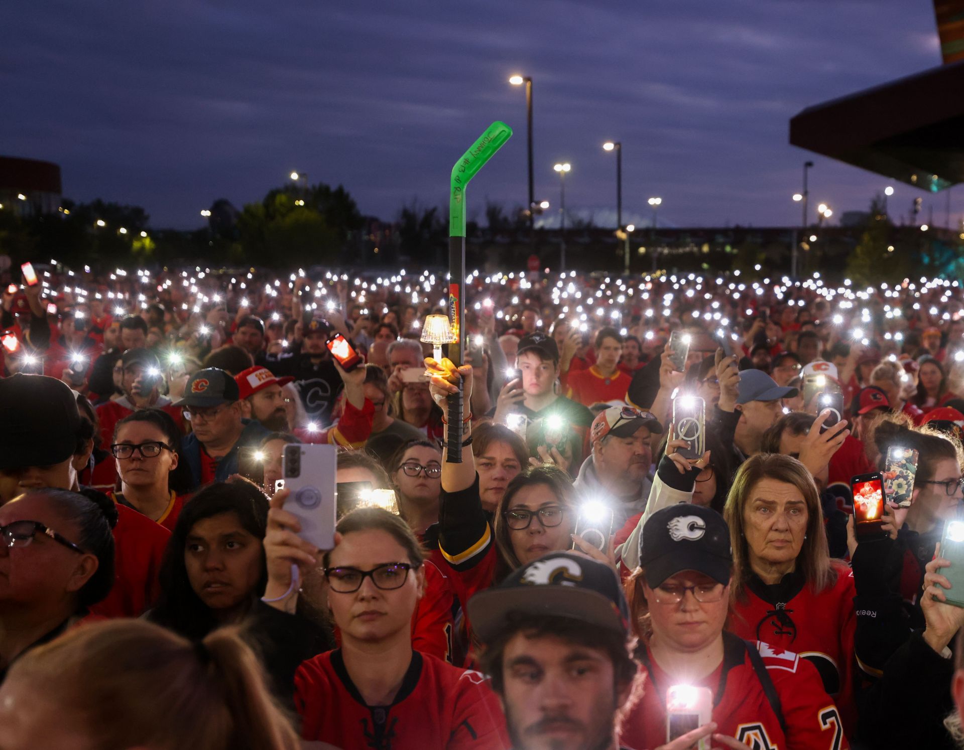 Calgary Flames Candlelight Vigil In Honor Of Gaudreau Brothers - Source: Getty