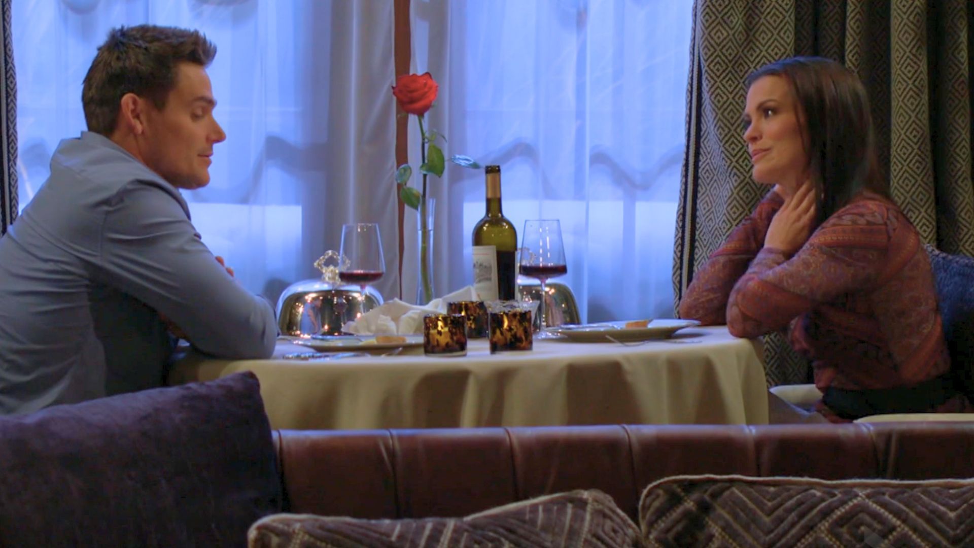 Chelsea and Adam have dinner on The Young and the Restless | Image: CBS