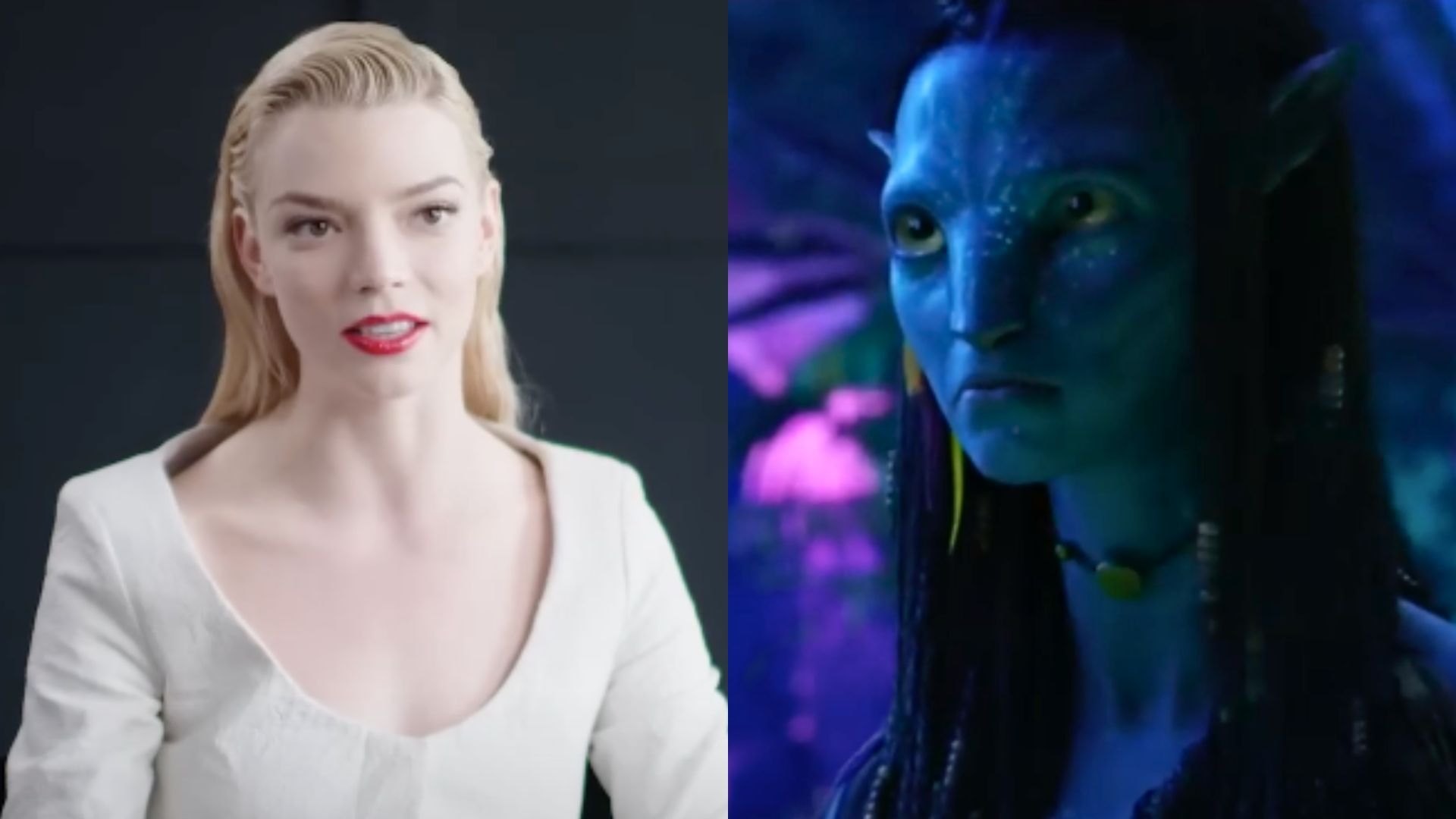 Anya Taylor-Joy dreams of joining the cast of the Avatar film franchise | Image via @Youtube/BritishGQ and @Youtube/20thCenturyStudios