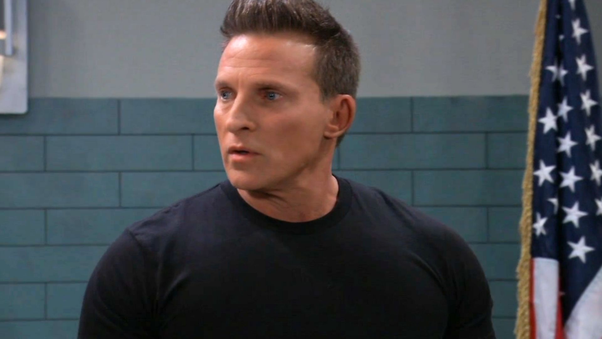 Jason was as bewildered by Sasha&#039;s kiss as General Hospital fans were | Image: ABC