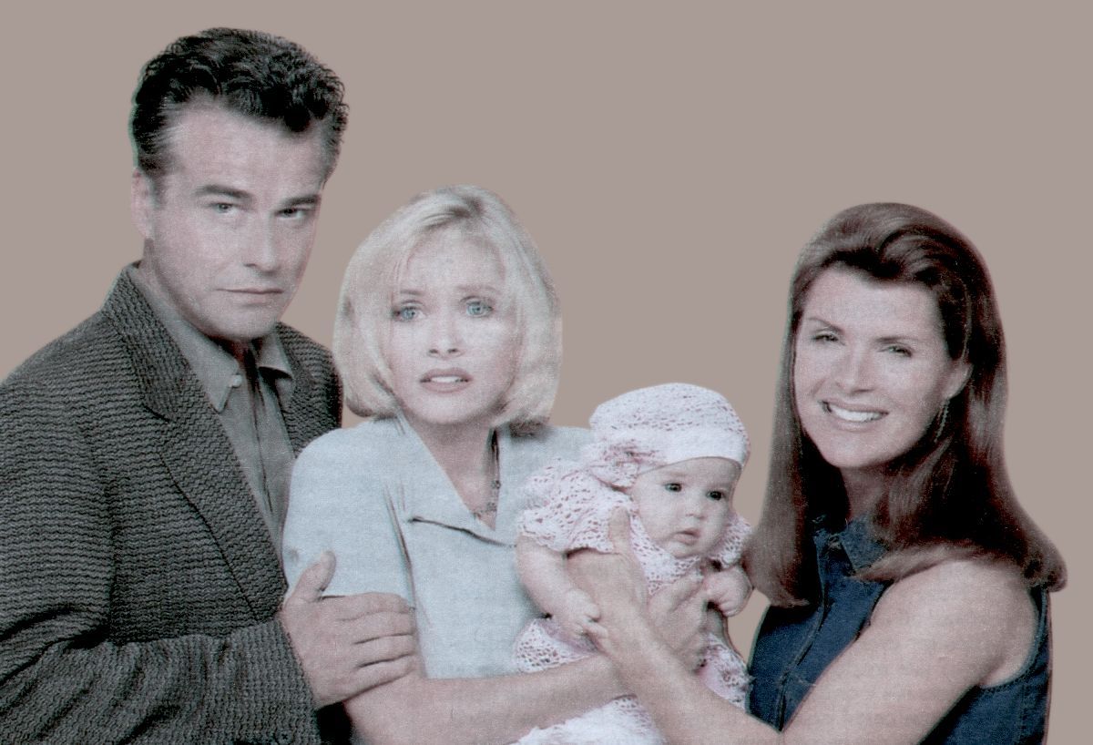 Sheila and Maggie played keep away with baby Mary/Margaret on The Bold and the Beautiful